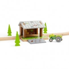 Woodyland suorat raiteet 22 cm, 2 kpl