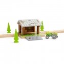 Woodyland suorat raiteet 22 cm, 2 kpl Woodyland suorat raiteet 22 cm, 2 kpl