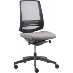 Toplux Light Up 250 SL Office Chair, Mesh Back, Grey