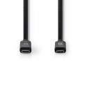 Nedis CCGW64750BK10 USB kabelis USB 3.2 Gen 2 (3.1 Gen 2) 1 m USB C Melns Nedis CCGW64750BK10 USB kabelis USB 3.2 Gen 2 (3.1 Gen 2) 1 m USB C Melns