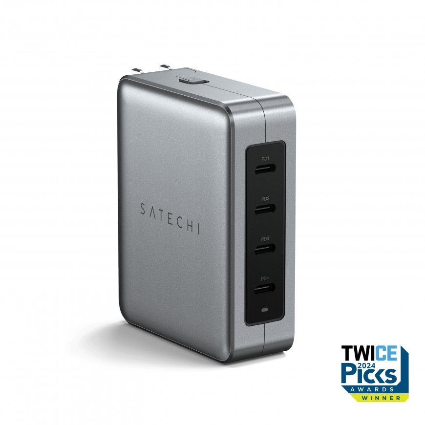 Satechi ST-W145GTM mobile device charger Universal Silver AC Fast charging Indoor – 4