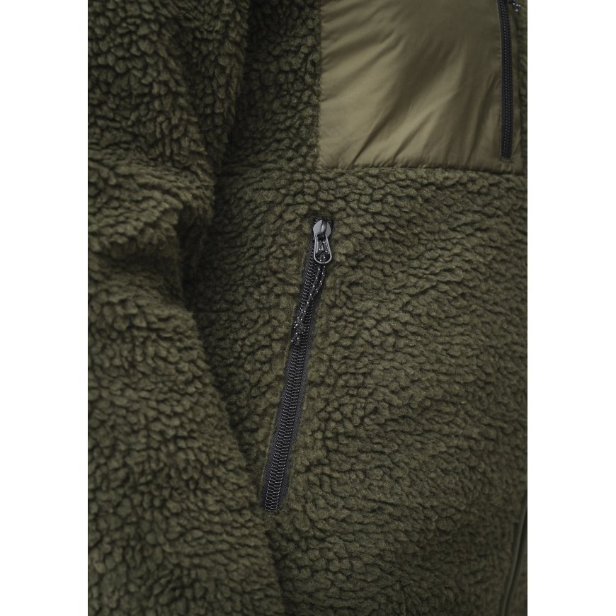 Heat Experience HeatX Heated Pile Fleece Unisex XL Olive Green – 4
