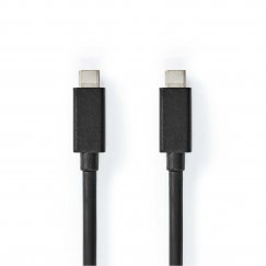 Nedis CCGB64020BK20 USB cable USB 3.2 Gen 2 (3.1 Gen 2) 2 m USB C Black