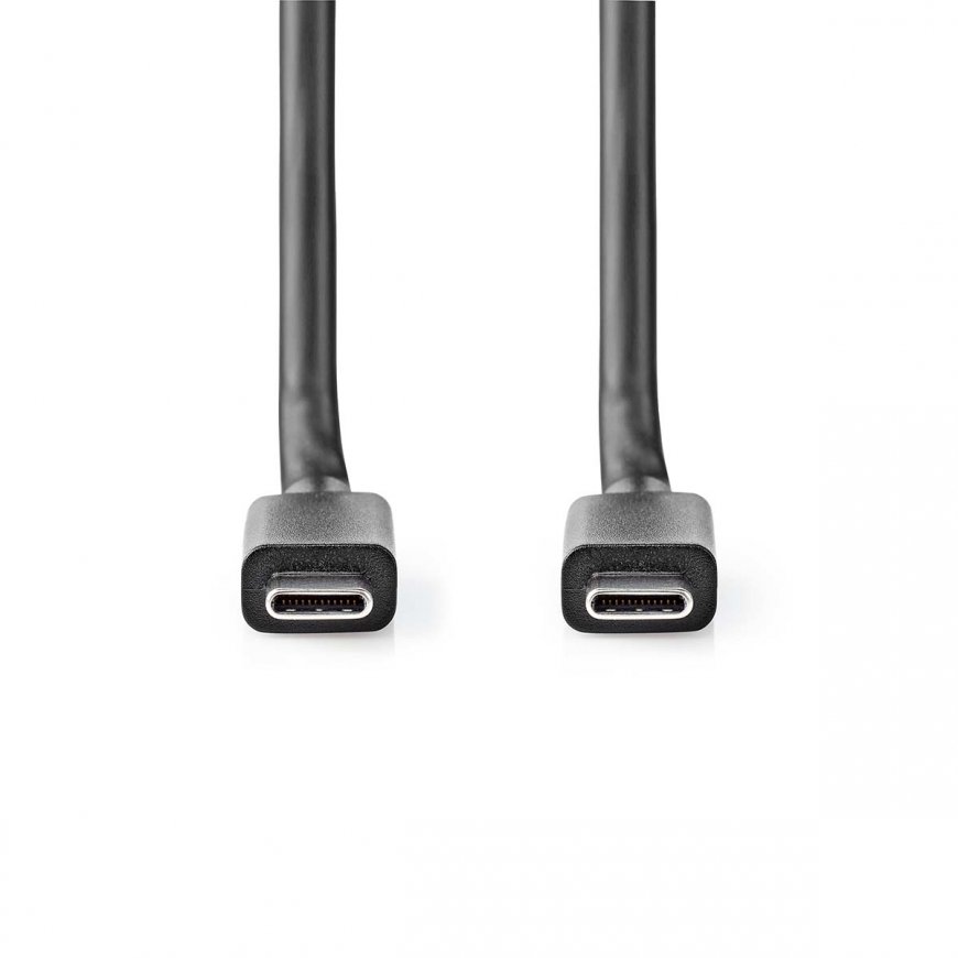 Nedis CCGB64020BK20 USB-kaabel USB 3.2 Gen 2 (3.1 Gen 2) 2 m USB C Must – 2