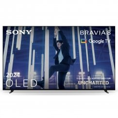 Sony BRAVIA 8 K-77XR80 195,6 cm (77") 4K Ultra HD Viedtelevizors Wi-Fi Melns
