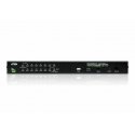 ATEN CS1716A-AT-G (KVM) tastatūras/video/peļu pārslēgšanas mehānisms Statņa montāža Melns ATEN CS1716A-AT-G (KVM) tastatūras/video/peļu pārslēgšanas mehānisms Statņa montāža Melns