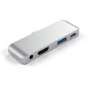 Satechi ST-TCMPHS laptop dock/port replicator USB 3.2 Gen 1 (3.1 Gen 1) Type-C Silver Satechi ST-TCMPHS laptop dock/port replicator USB 3.2 Gen 1 (3.1 Gen 1) Type-C Silver