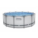 Bestway Steel Pro 56420 antžeminis baseinas Karkasinis baseinas Apskritas 10250 L Pilka, Balta