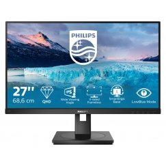 Philips S Line 275S1AE/00 PC lamekuvar 68,6 cm (27") 2560 x 1440 pikslit 2K Ultra HD LCD Must