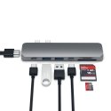 Satechi ST-CMBPM dokstacija USB 3.2 Gen 1 (3.1 Gen 1) Type-C Pelēks