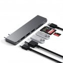 Satechi ST-HUCPHSM knyginių kompiuterių dokas / jungčių replikatorius Prijungimas USB 3.2 Gen 2 (3.1 Satechi ST-HUCPHSM knyginių kompiuterių dokas / jungčių replikatorius Prijungimas USB 3.2 Gen 2 (3.1