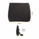 Fellowes Breyta Comfort Cushion Back Support For Office Chair Black - 100119852 Juoda Fellowes Breyta Comfort Cushion Back Support For Office Chair Black - 100119852 Juoda