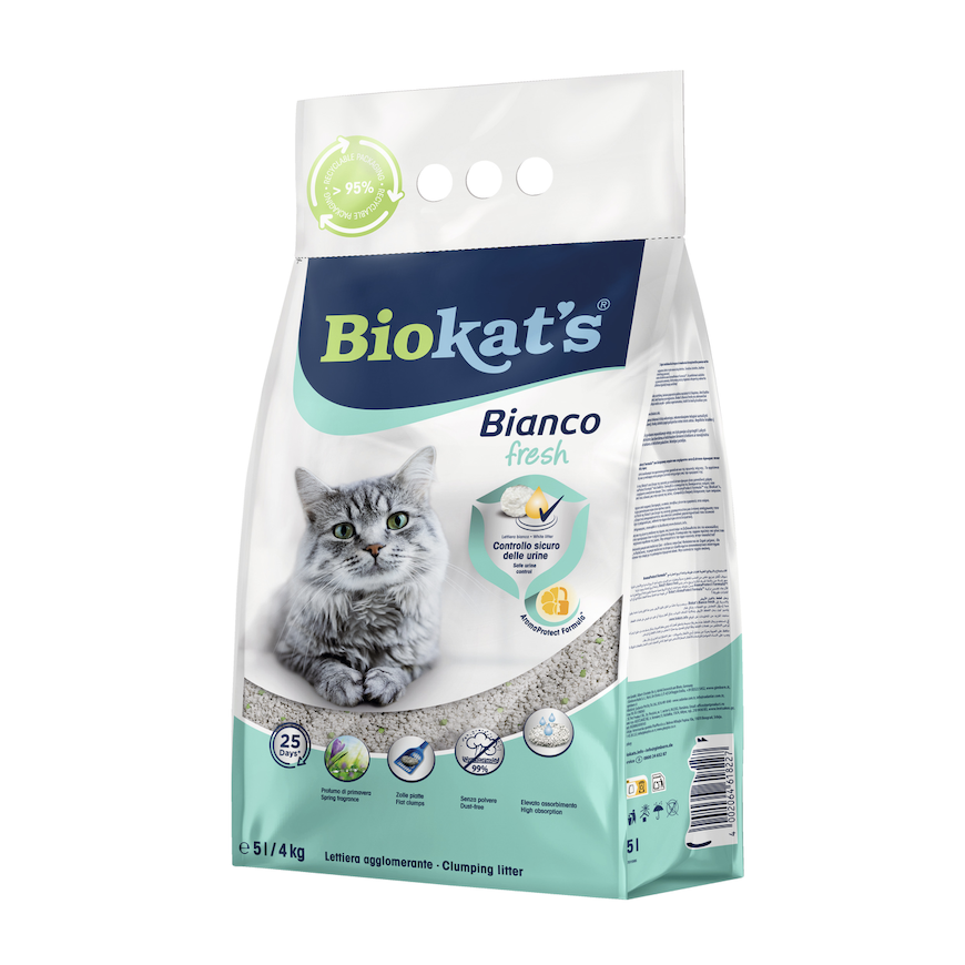 Smiltis kaķu tualetei - Biokats Bianco Fresh, 5 kg – 2
