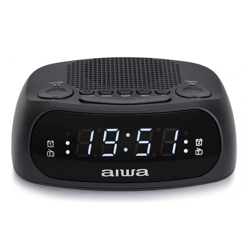 Aiwa CR-09J modinātājpulkstenis/taimeris Digitāls modinātājs Melns