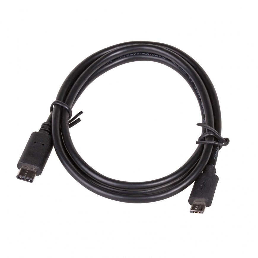 Akyga AK-USB-16 USB кабель USB 2.0 1 m Micro-USB B USB C Черный – 2