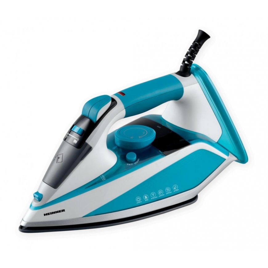 Heinner HSI-2400LGR iron Dry & Steam iron Ceramic soleplate 2400 W Green, White