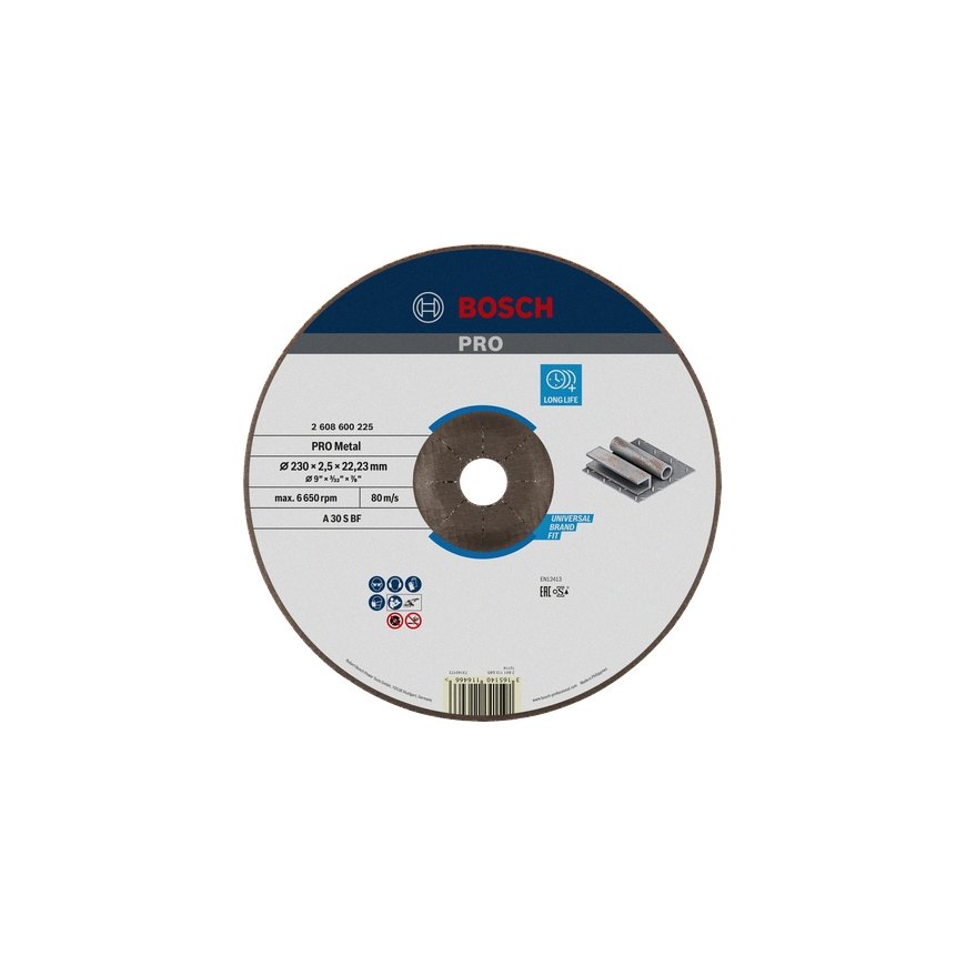 Bosch 2 608 600 225 angle grinder accessory Cutting disc