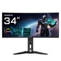 GIGABYTE MO34WQC2 PC lamekuvar 86,4 cm (34") 3440 x 1440 pikslit Wide Quad HD OLED-ekraan Must GIGABYTE MO34WQC2 PC lamekuvar 86,4 cm (34") 3440 x 1440 pikslit Wide Quad HD OLED-ekraan Must