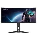 GIGABYTE MO34WQC2 monitori 86,4 cm (34") 3440 x 1440 pikseļi Wide Quad HD OLED Melns GIGABYTE MO34WQC2 monitori 86,4 cm (34") 3440 x 1440 pikseļi Wide Quad HD OLED Melns