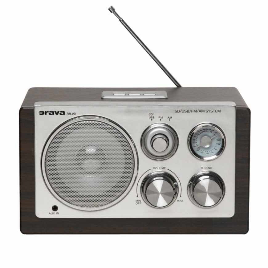 Orava RR-29 radio Pārnesams Analogais Sudrabs