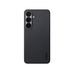 Pitaka Ultra-Slim vāks Samsung S25+ melns/peleks twils