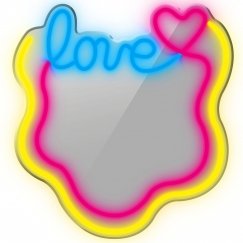Manta MASNL131MT Stiil Neon Valgused LOVE LED Neon Peegel