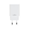 Maxlife MXTC-13-20AC PD QC charger 1x USB-C 1x USB 20W white Maxlife MXTC-13-20AC PD QC charger 1x USB-C 1x USB 20W white