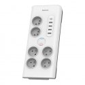 Philips SPN7060WA/60 pārsprieguma aizsargs Balts 6 Maiņstrāvas izvade (-s) 2 m