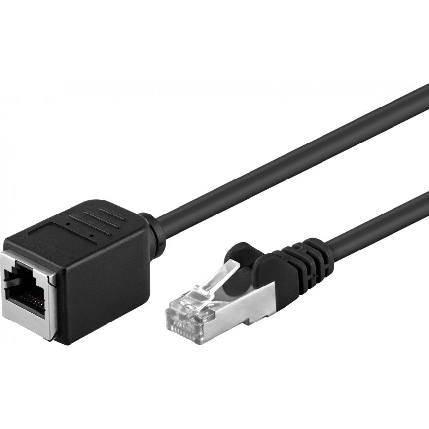 Goobay 91883 сетевой кабель Черный 3 m Cat5e F/UTP (FTP)