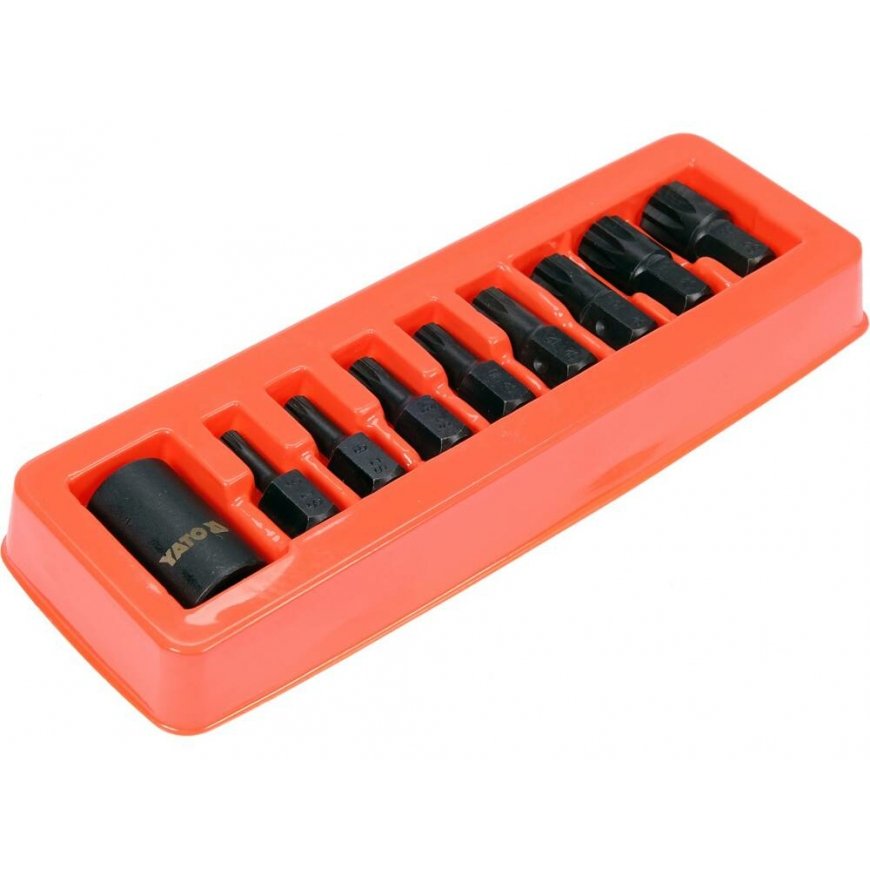 Yato YT-10663 uzgriežņu atslēgu adapteris un pagarinājums 9 pcs – 2