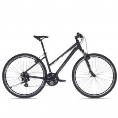 Kalnų dviratis Rock Machine Rokk 30 Easy Entry, Matte Black (Rato dydis: 28 Rėmo dydis: M)