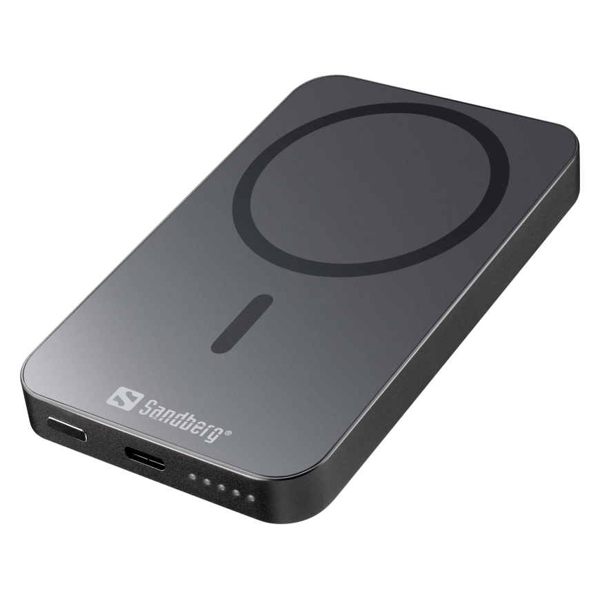 Sandberg 420-96 akupank Liitium 5000 mAh Traadita laadimine Must