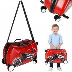 RoGer Детский Дорожный Чемодан На Колесах 30L Red Motor