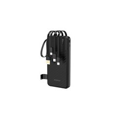 PD22.5W built-in cable fast charge power bank 10000mAh Black