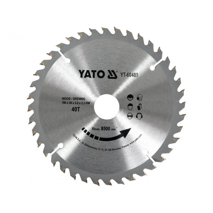 Yato YT-60489 diskinio pjūklo ašmenys 19 cm 1 vnt
