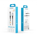 Forever Braix cable USB - Lightning 1,0 m 3A black Forever Braix cable USB - Lightning 1,0 m 3A black