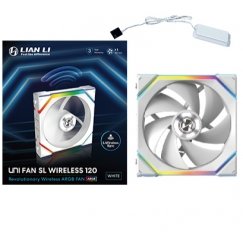 Lian Li UNI FAN SL Wireless 120 Datora korpusam Ventilators 12 cm Balts 1 pcs