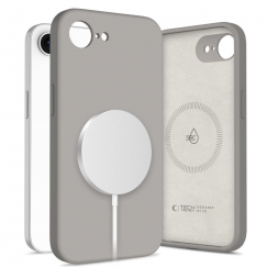 TECH-PROTECT SILICONE MAGSAFE IPHONE 16E | 17E STONE GREY