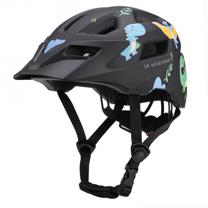 Wozinsky MTB Children's Bike Helmet with Detachable Visor S - Bl