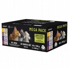 PetRepublic cat pouches (duck, turkey, beef, chicken with veal) 100g