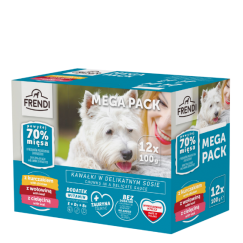 FRENDI dog treats (chicken, beef, veal) 12x100g