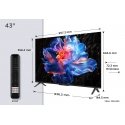 TCL V6C 43V6C televizors 109,2 cm (43") 4K Ultra HD Viedtelevizors Wi-Fi Metālisks 260 cd/m² TCL V6C 43V6C televizors 109,2 cm (43") 4K Ultra HD Viedtelevizors Wi-Fi Metālisks 260 cd/m²