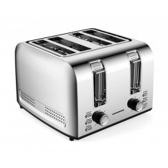 Heinner HTP-4S1500SS тостер 7 4 ломтик(а) 1500 W Серебристый