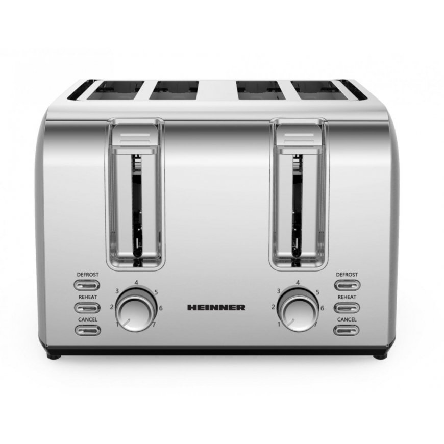 Heinner HTP-4S1500SS röster 7 4 viil(ud) 1500 W Hõbe – 2