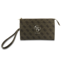 Guess PU 4G Metal Logo Phone Bag Brown Guess PU 4G Metal Logo Phone Bag Brown