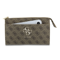 Guess PU 4G Metal Logo Phone Bag Brown Guess PU 4G Metal Logo Phone Bag Brown