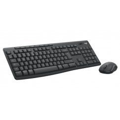 Logitech 920-012077 клавиатура Мышь входит в комплектацию Офисная Bluetooth QWERTY Международный американский стандарт Графит