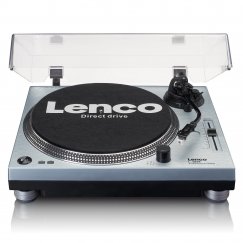 Lenco L-3809ME vinüülimängija Direct-drive vinüülplaadimängija Sinine, Metallik Manuaal