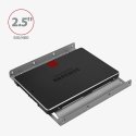 Axagon RHD-125B Halterahmen für 1x 2.5\" im 3.5\" Slot - grau Pelēks Metāls Axagon RHD-125B Halterahmen für 1x 2.5\" im 3.5\" Slot - grau Pelēks Metāls