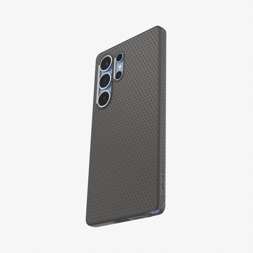 Spigen Galaxy S25 Ultra Case Liquid Air Marble Gray – 4